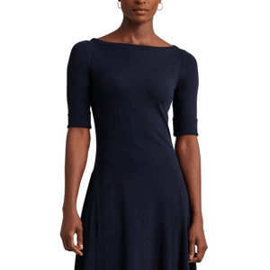 Lauren Ralph Lauren Stretch Cotton Midi Dress